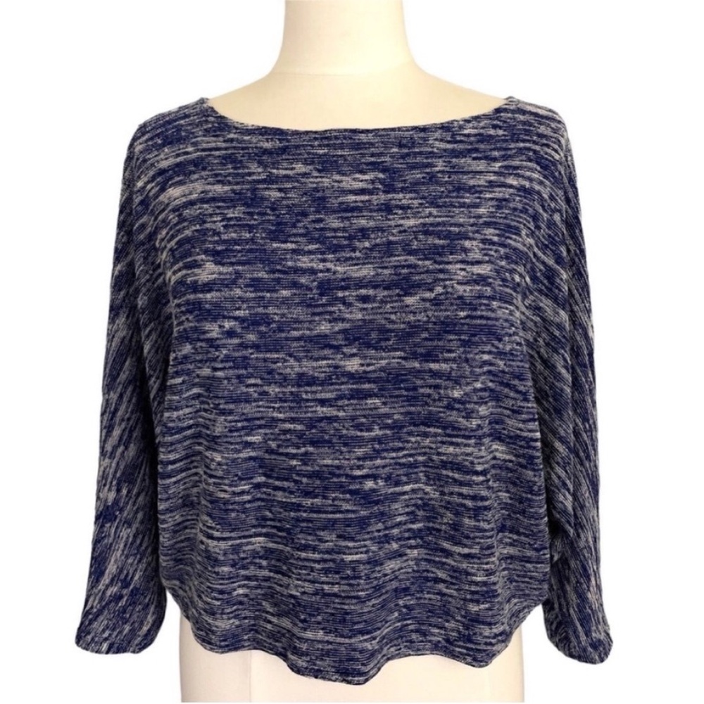 Anthropologie Postage Stamp Blue Space Dye
Dolman Sweater Sz Medium